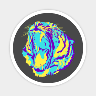 Colorful Tiger Head Magnet